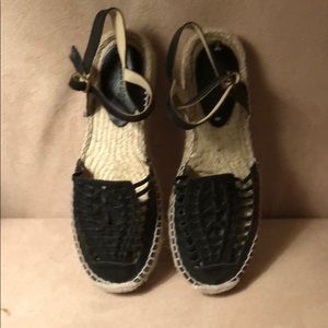 Black Solidos huarache espadrilles